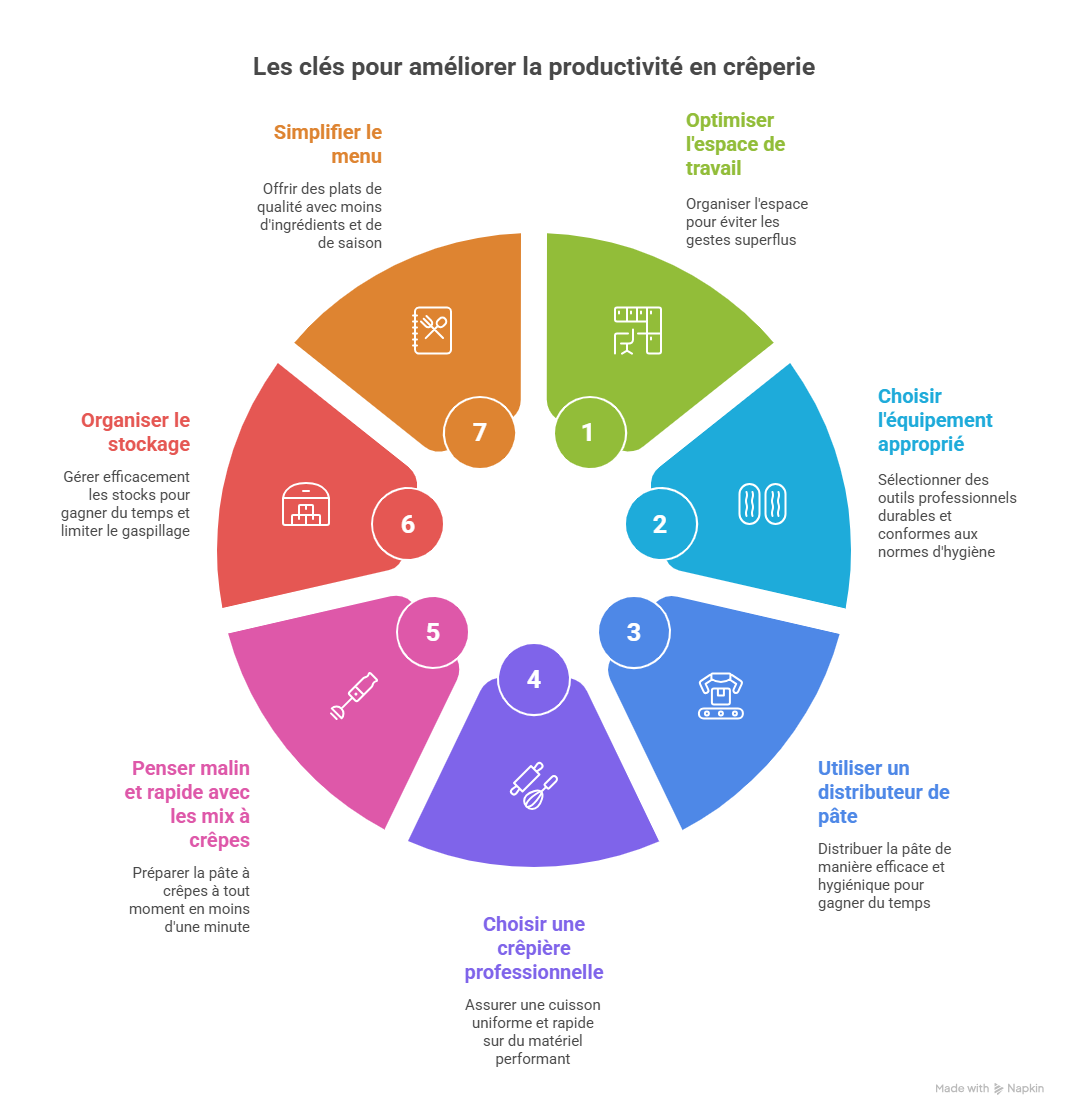 7 astuces pour booster la productivité de sa crêperie